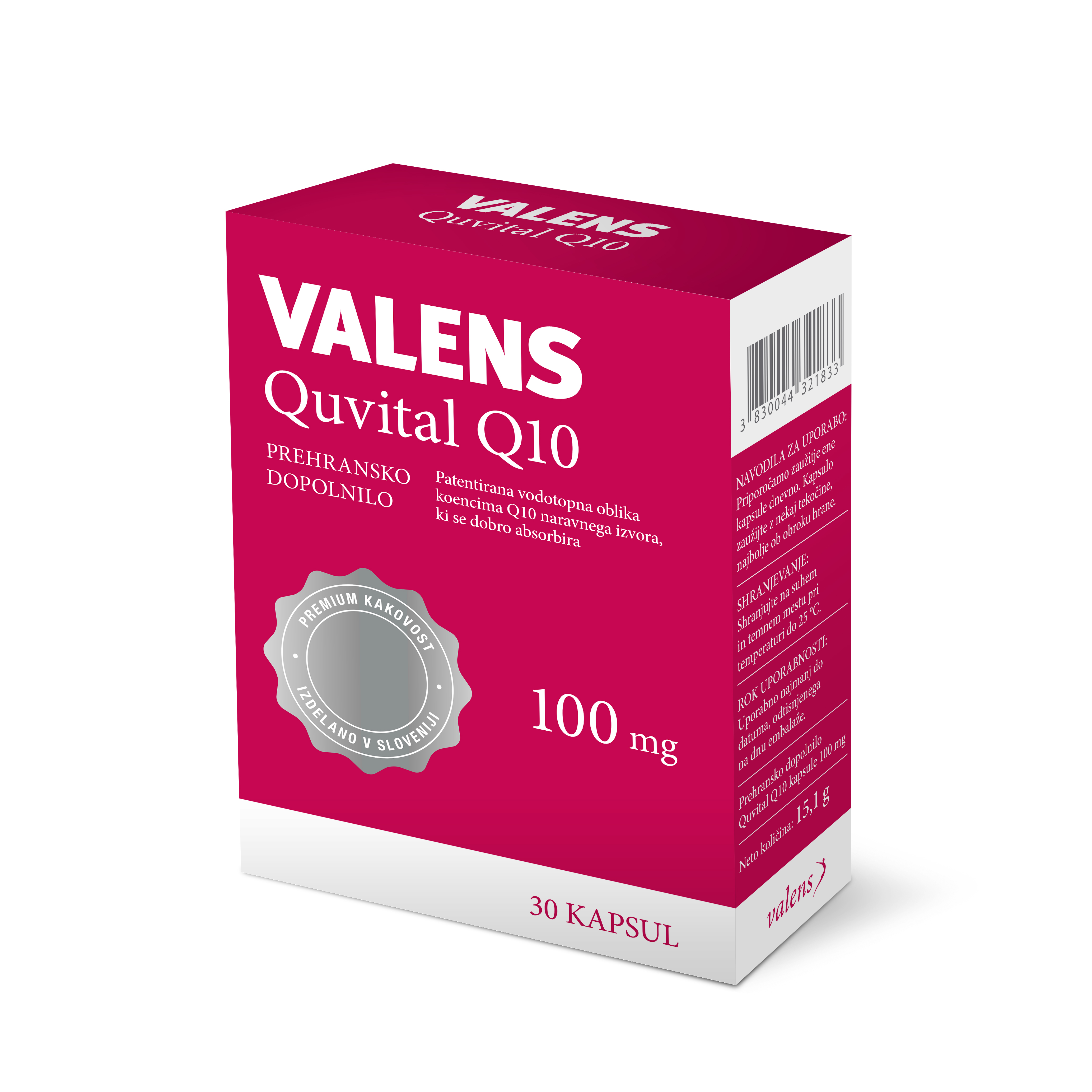 Quvital 100 mg začasna